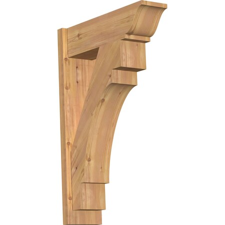 Ekena Millwork Merced Smooth Traditional Outlooker, Western Red Cedar, 7 1/2"W x 24"D x 36"H OUT08X24X36MRC01SWR